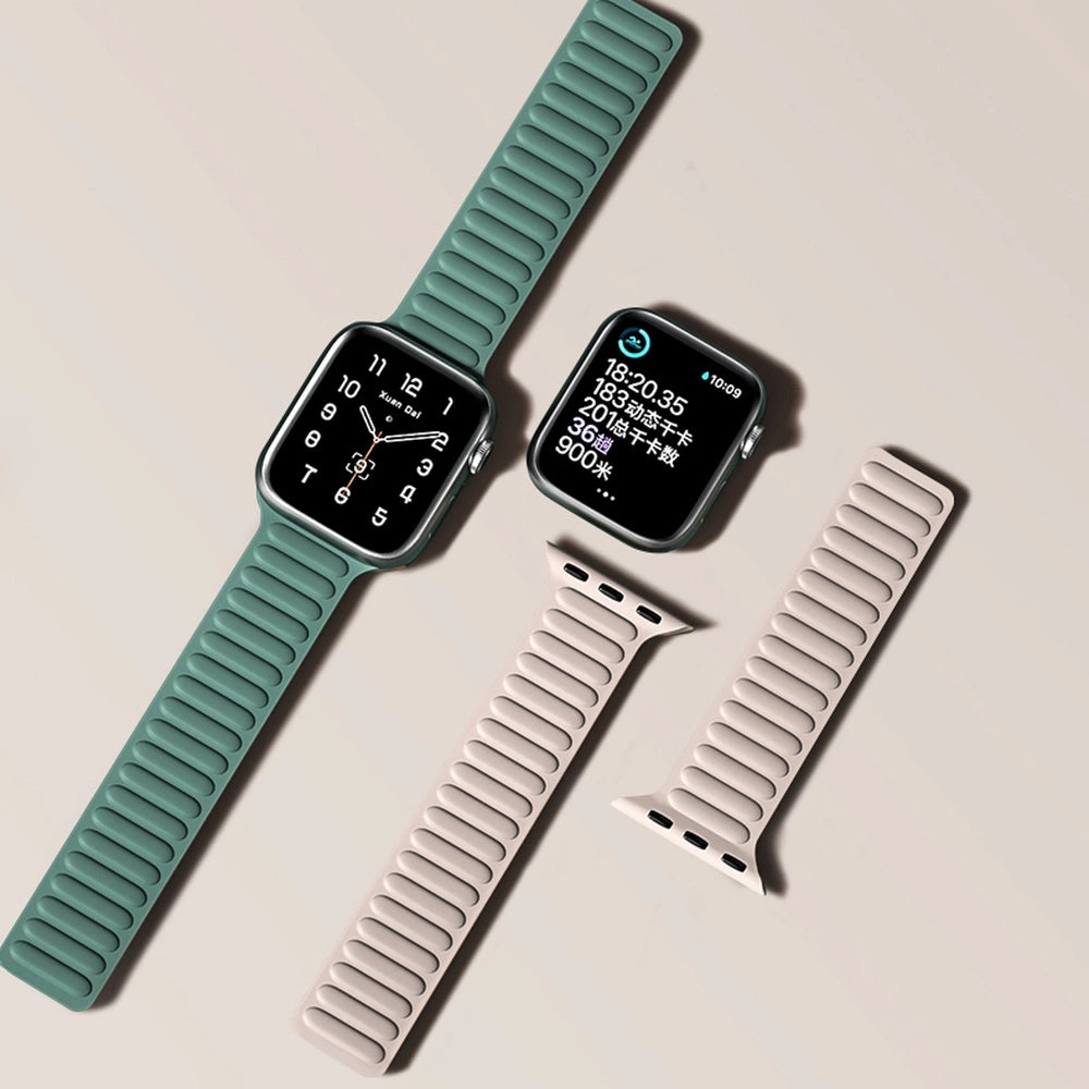 Pasek magnetyczny Magnetic Strap do Apple Watch 38 / 40 mm - niebieski – zdjęcie 6