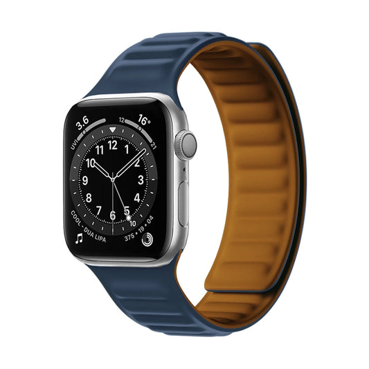 Pasek magnetyczny Magnetic Strap opaska do Apple Watch 41 mm - niebieski
