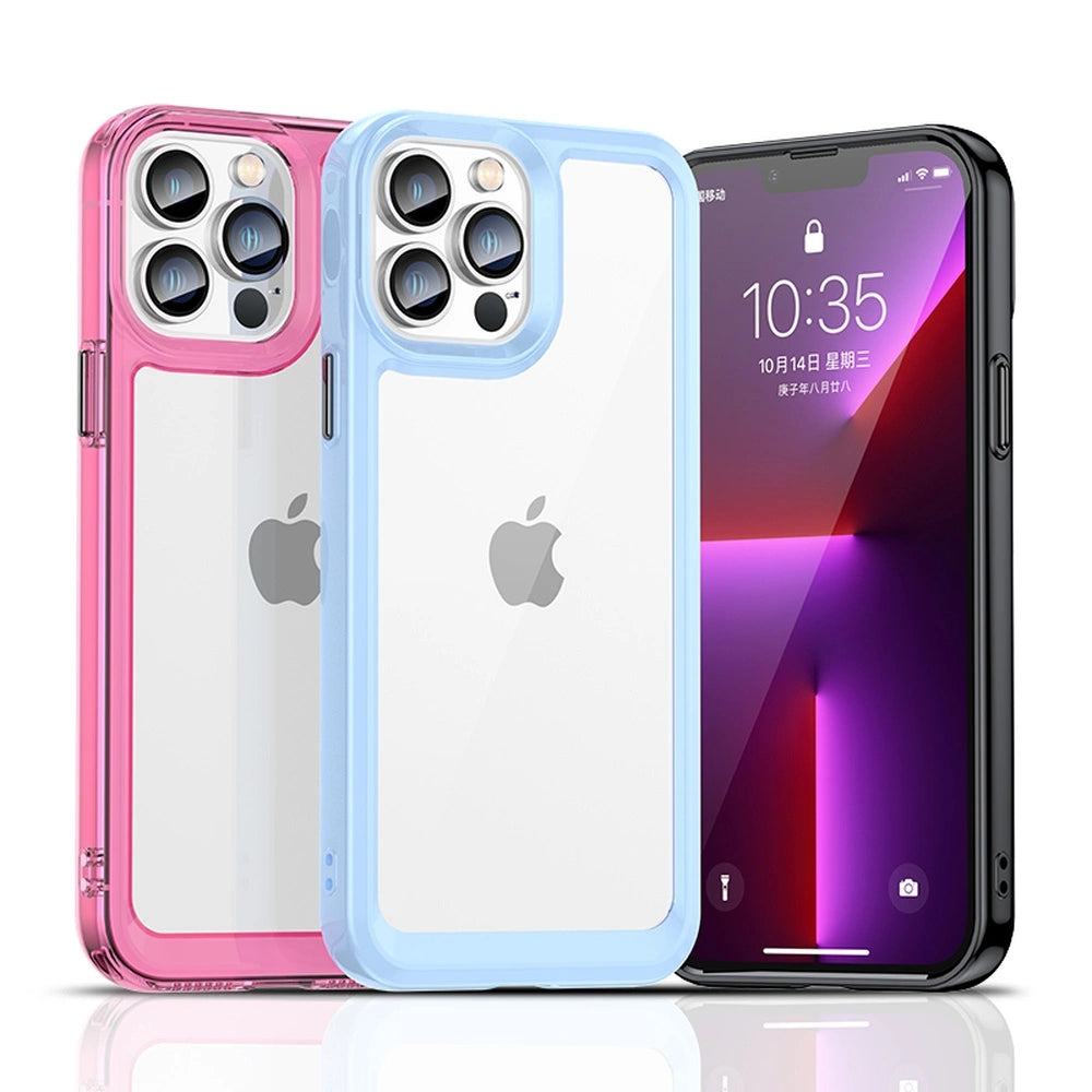 Outer Space Case etui do iPhone 12 Pro Max sztywny pokrowiec z żelową – zdjęcie 4