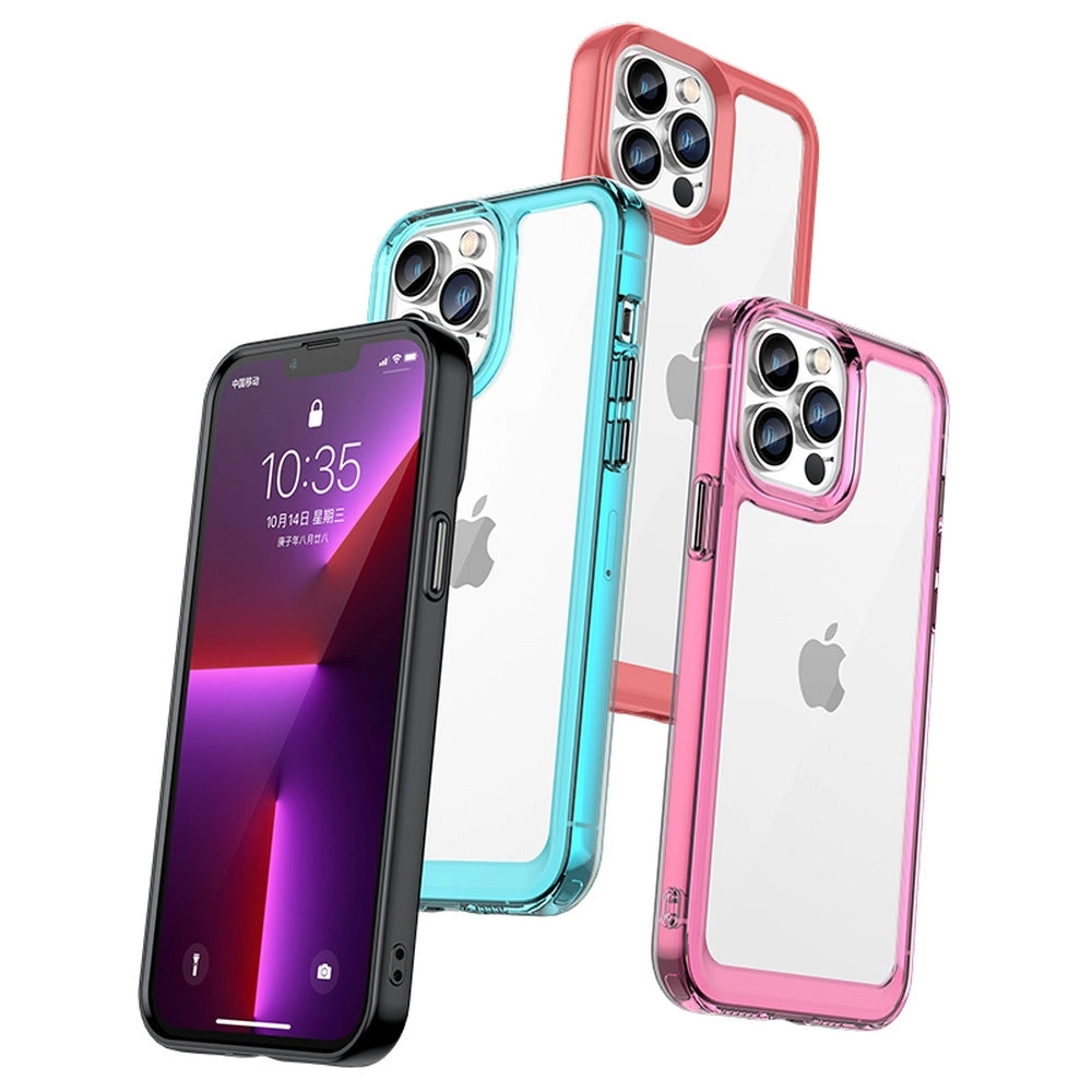 Outer Space Case etui do iPhone 12 Pro Max sztywny pokrowiec z żelową – zdjęcie 6