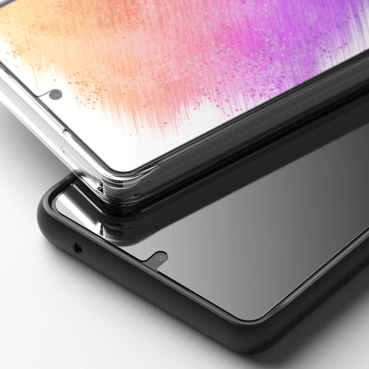 Ringke Invisible Defender ID Glass szkło hartowane 2,5D 0,33 mm Samsung – zdjęcie 12