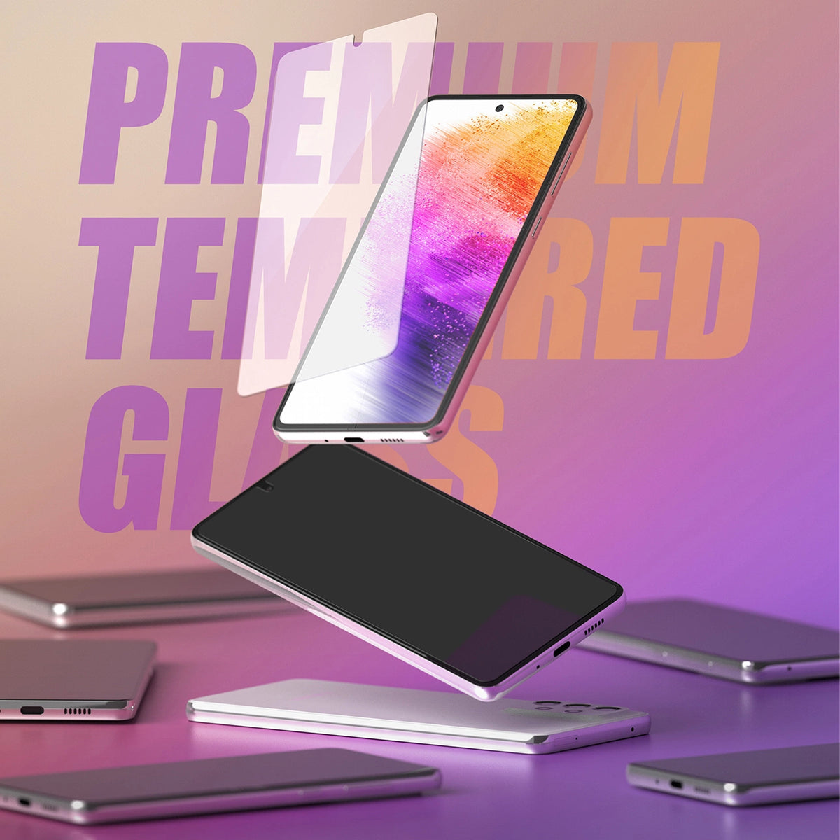 Ringke Invisible Defender ID Glass szkło hartowane 2,5D 0,33 mm Samsung – zdjęcie 11