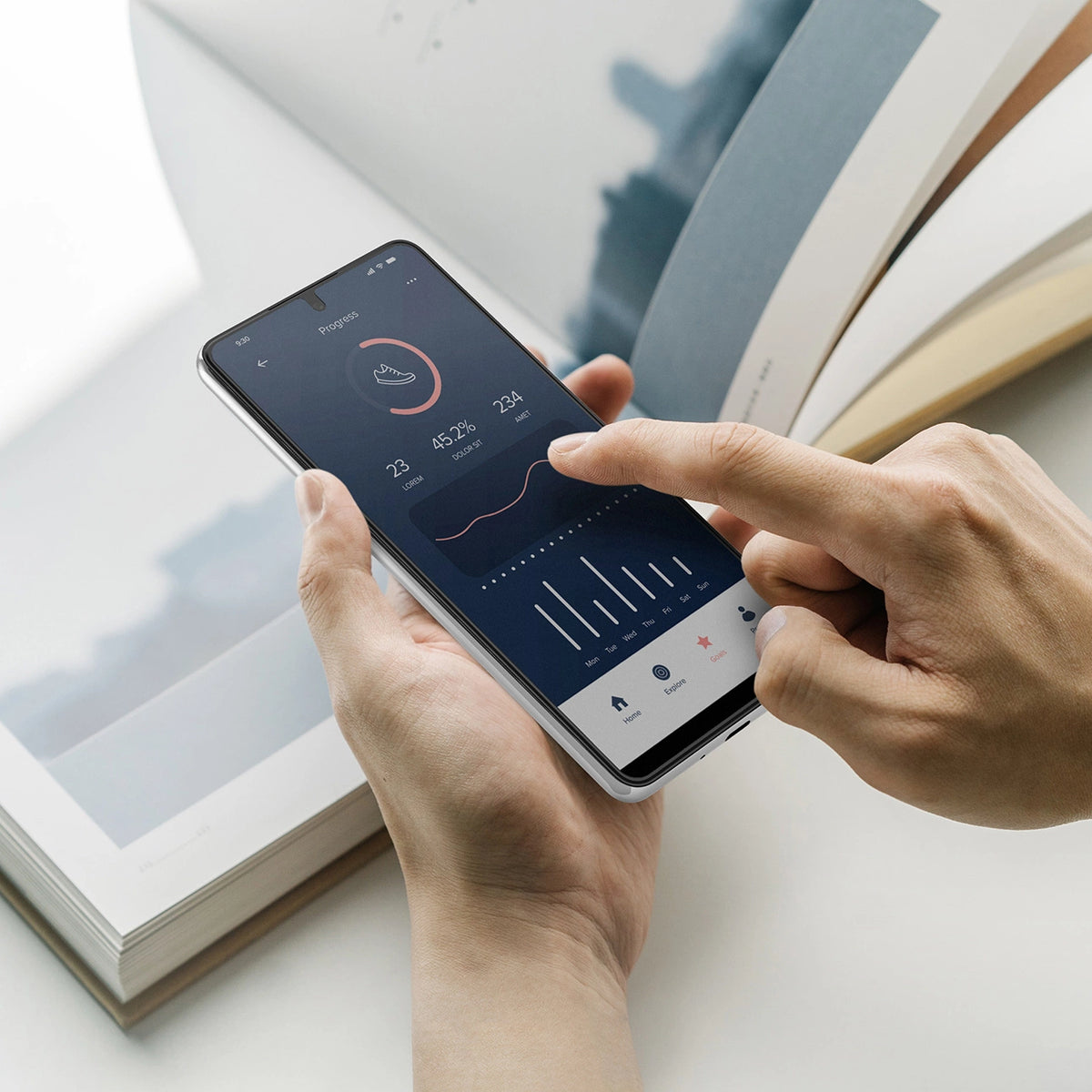 Ringke Invisible Defender ID Glass szkło hartowane 2,5D 0,33 mm Samsung – zdjęcie 9