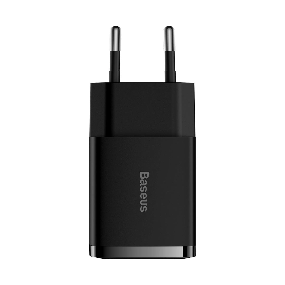 Baseus Compact ładowarka sieciowa 2x USB 10.5W czarny (CCXJ010201) – zdjęcie 2