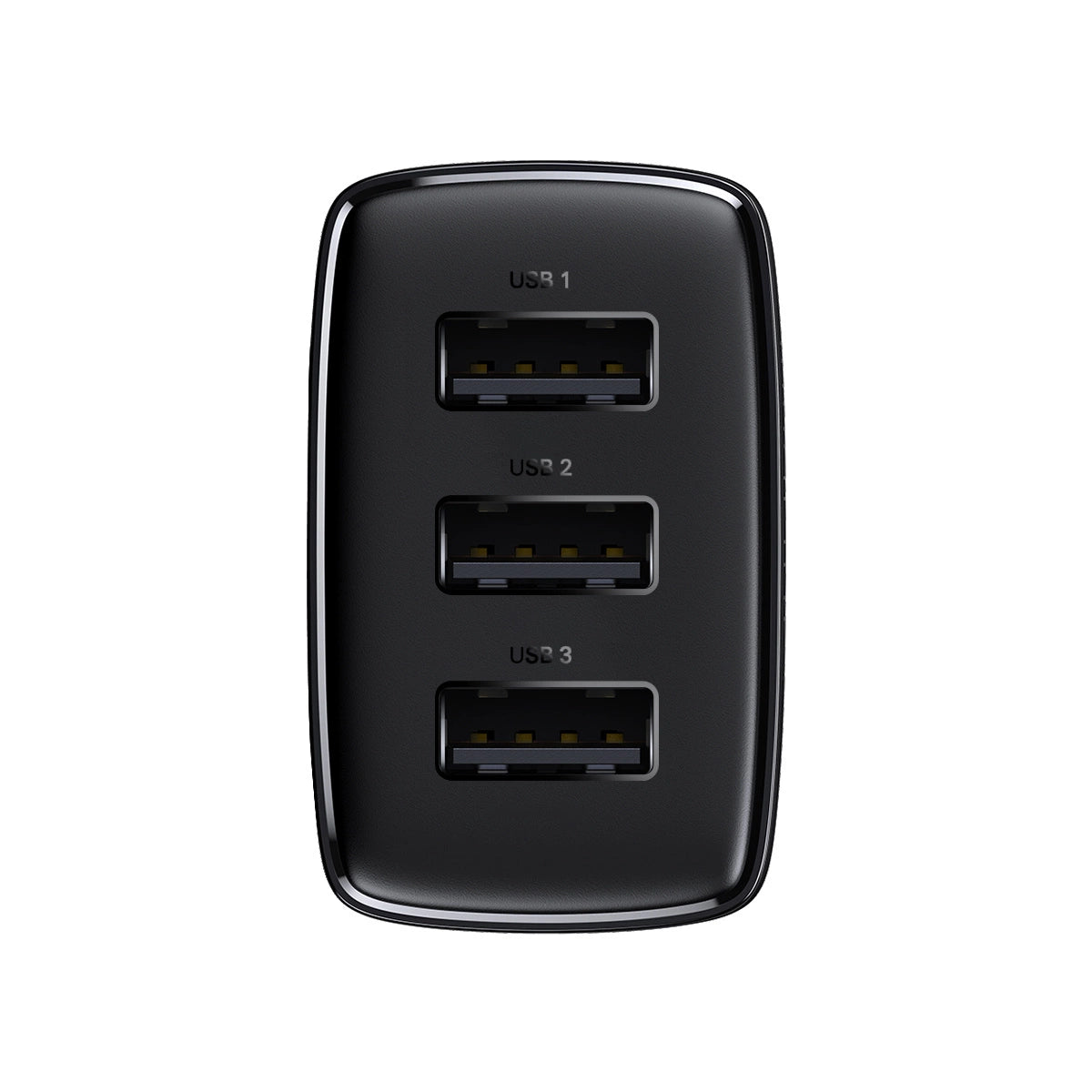 Baseus Compact ładowarka sieciowa 3x USB 17W czarny (CCXJ020101) – zdjęcie 3