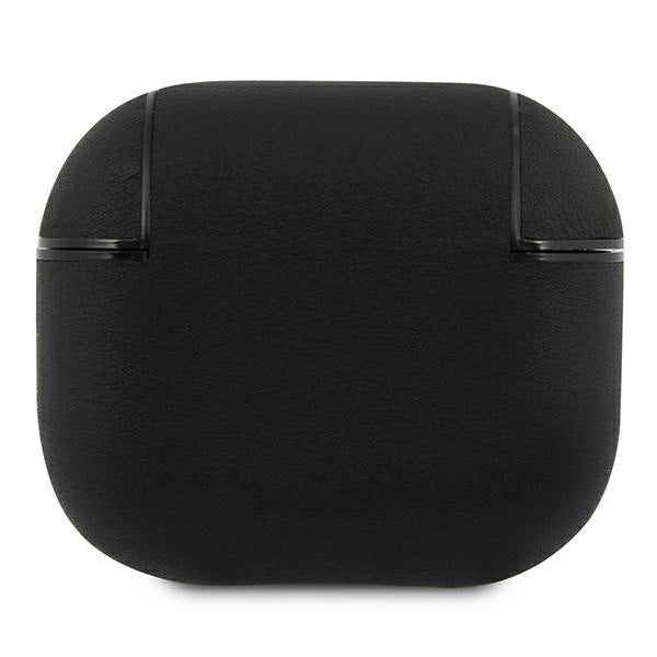 Etui BMW Genuine Leather Silver Logo na AirPods 3 - czarne – zdjęcie 2
