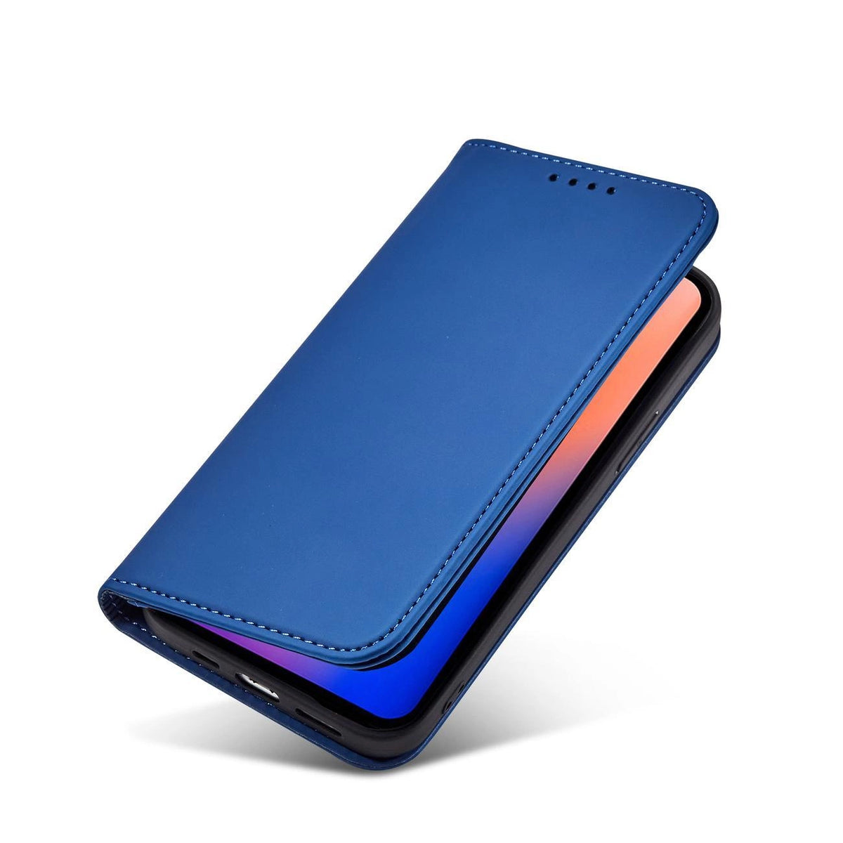 Magnet Card Case etui do iPhone 12 na karty kartę podstawka niebieski – zdjęcie 8
