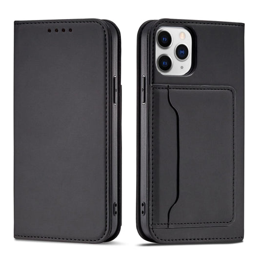 Magnet Card Case etui do iPhone 12 Pro na karty kartę podstawka czarny