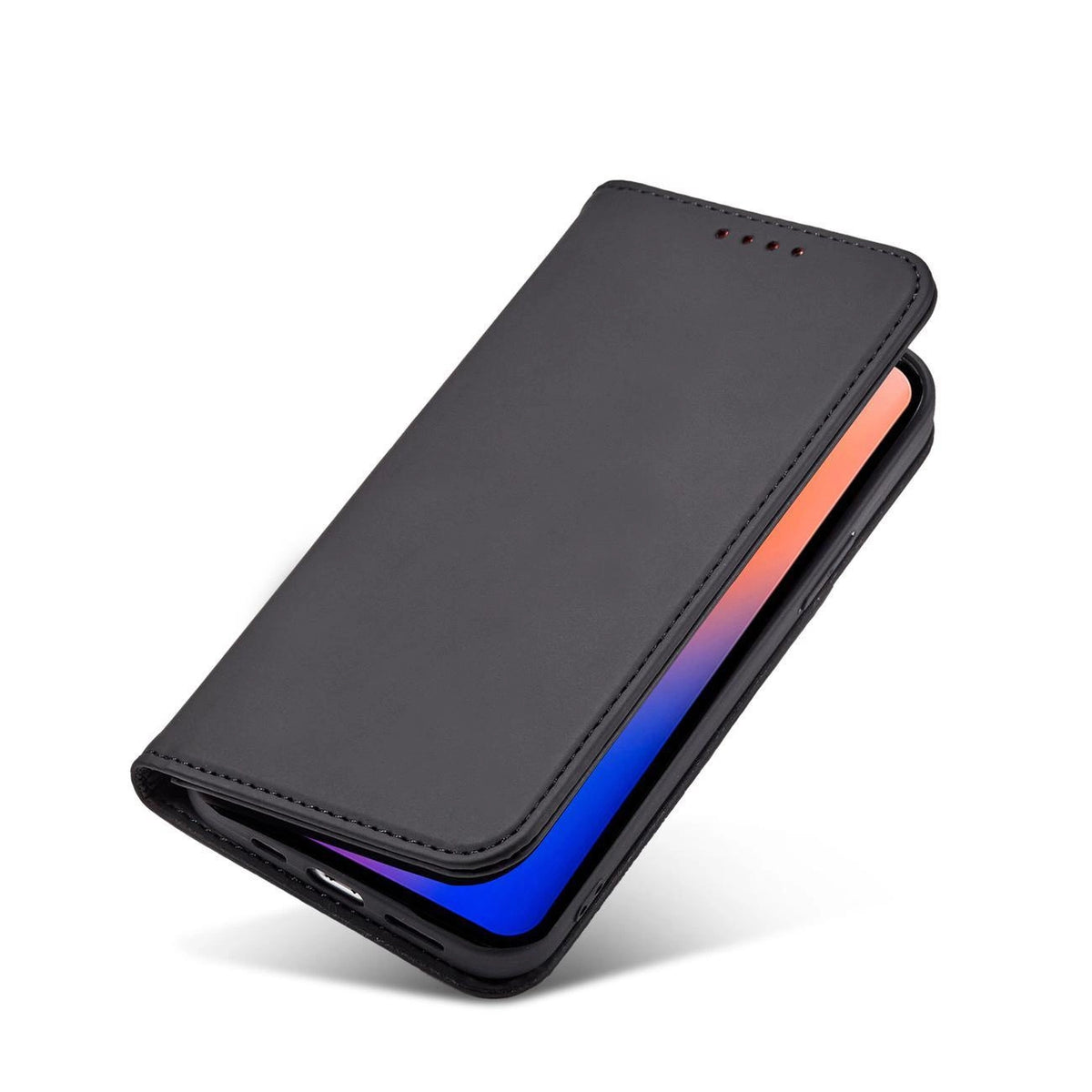 Magnet Card Case etui do iPhone 12 Pro na karty kartę podstawka czarny – zdjęcie 6