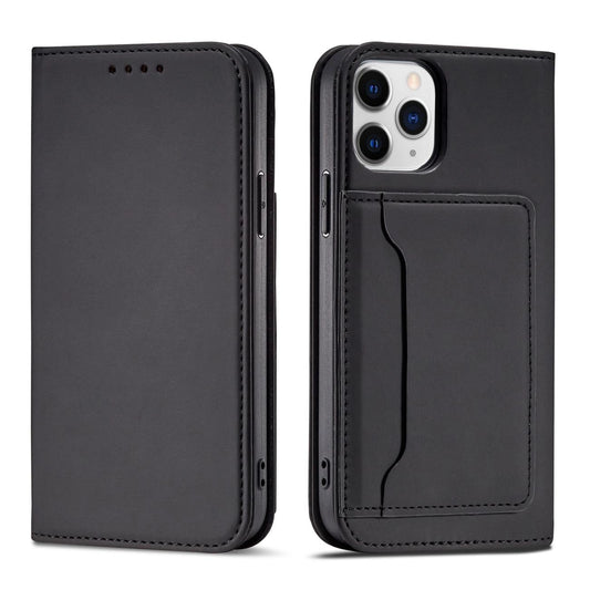 Magnet Card Case etui do iPhone 12 Pro Max na karty kartę podstawka czarny