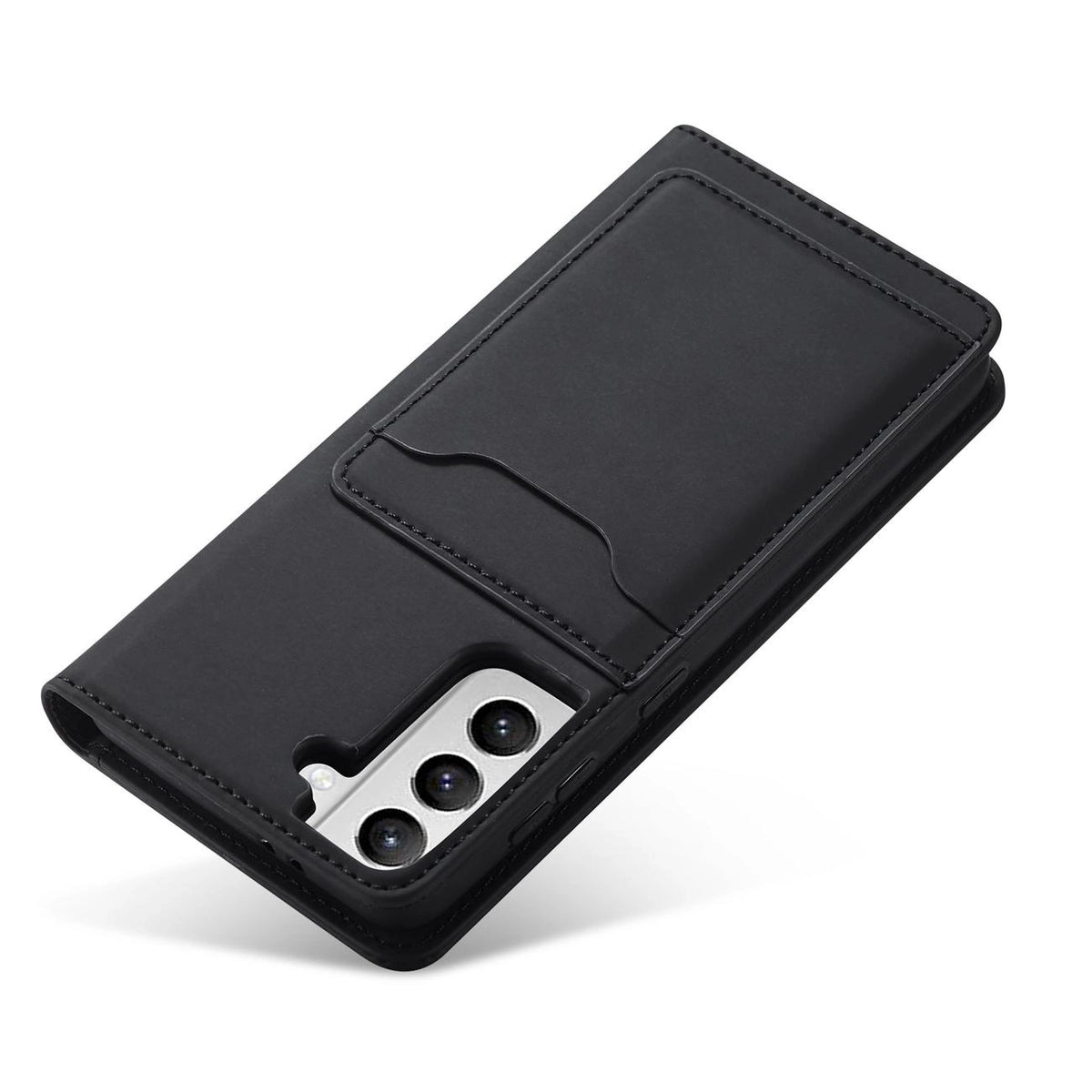 Magnet Card Case etui do Samsung Galaxy na karty kartę podstawka czarny – zdjęcie 11