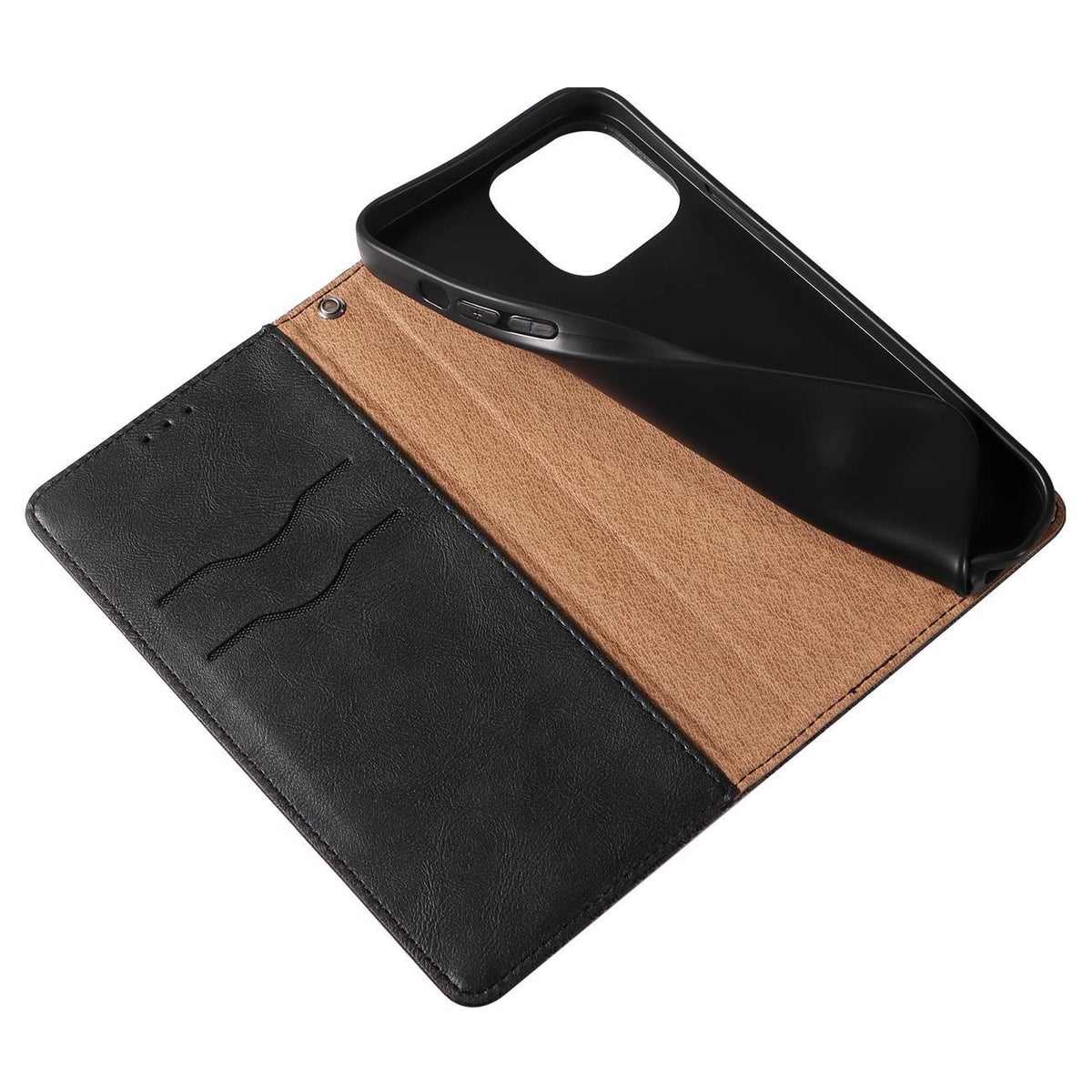 Magnet Strap Case etui do iPhone 12 Pro Max pokrowiec portfel + mini smycz – zdjęcie 12