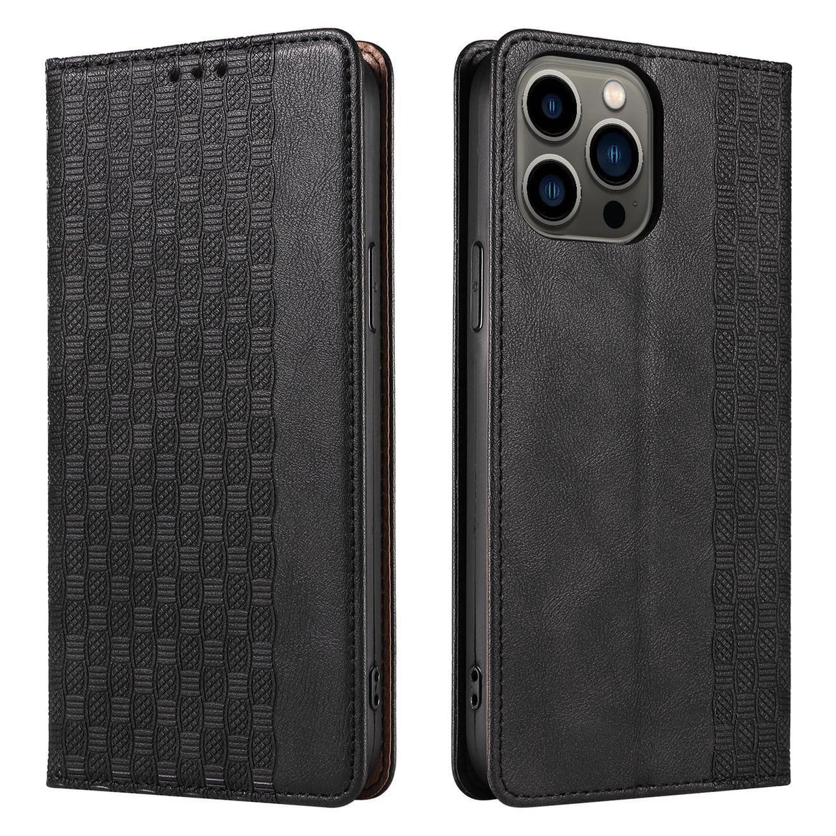 Magnet Strap Case etui do iPhone 13 Pro pokrowiec portfel + mini smycz – zdjęcie 7