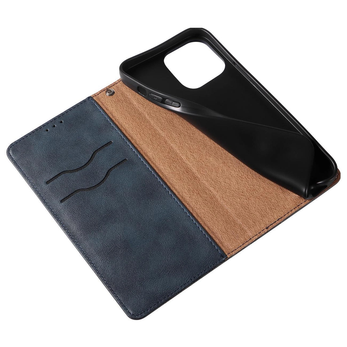 Magnet Strap Case etui do iPhone 13 Pro Max pokrowiec portfel + mini smycz – zdjęcie 13