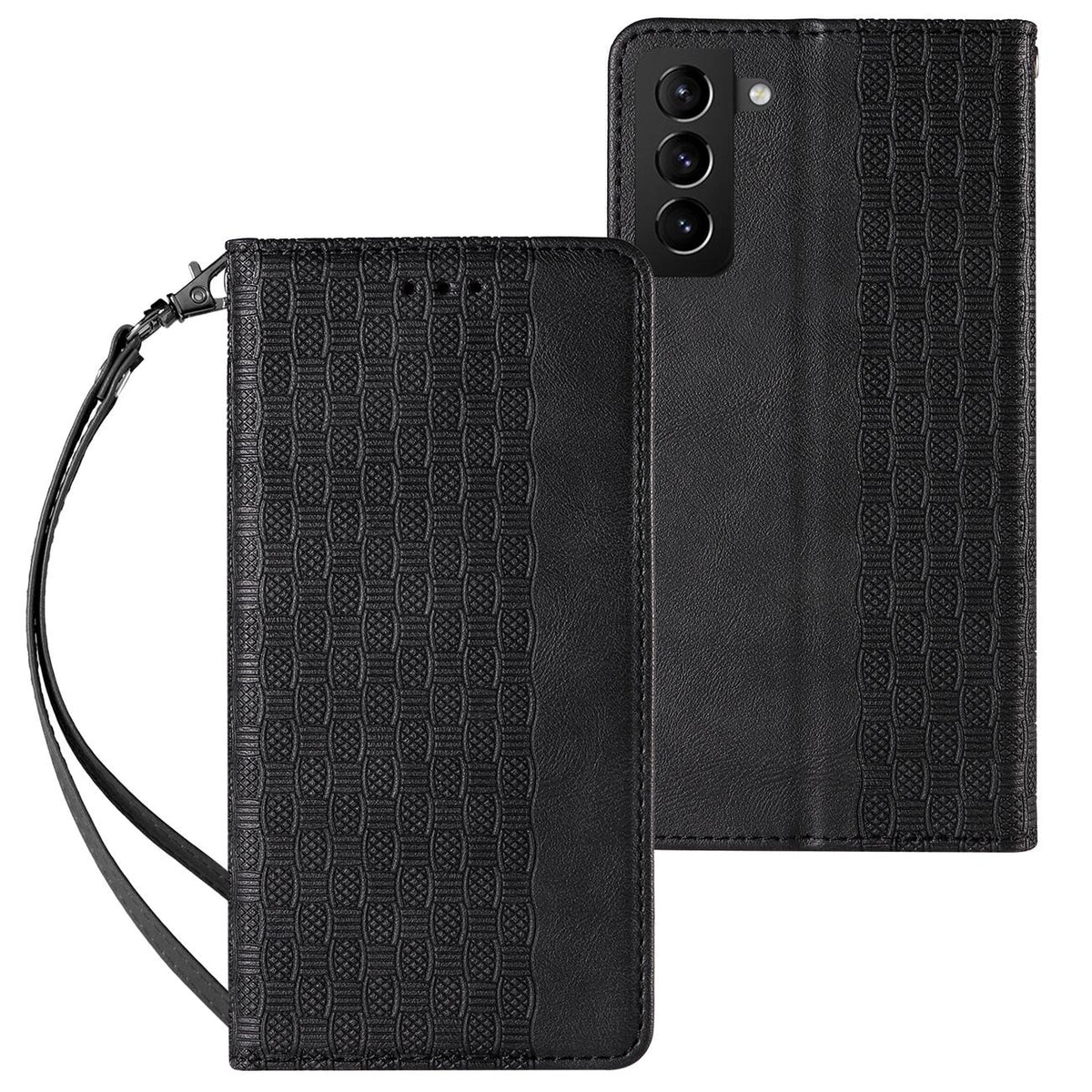 Magnet Strap Case etui do Samsung Galaxy S22+ (S22 Plus) pokrowiec portfel
