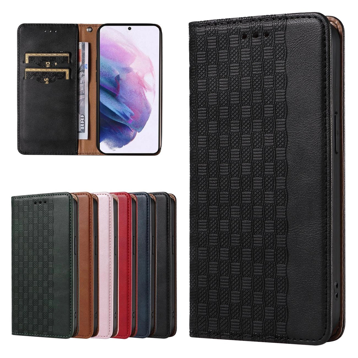 Magnet Strap Case etui do Samsung Galaxy S22+ (S22 Plus) pokrowiec portfel – zdjęcie 2