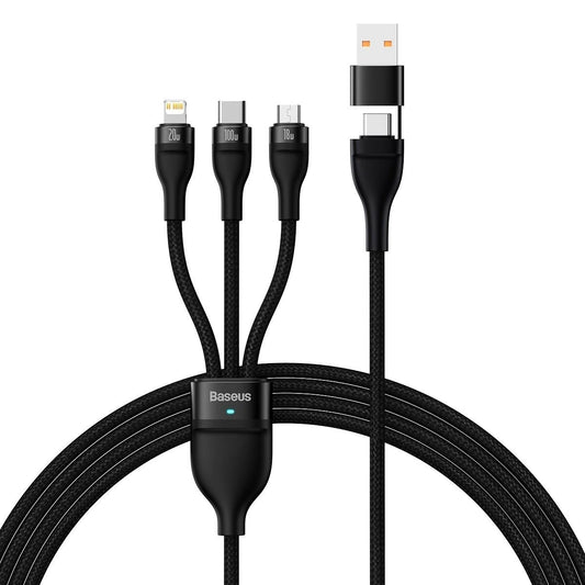 Baseus Flash Series II kabel USB Typ C / USB Typ A - USB Typ C / Lightning