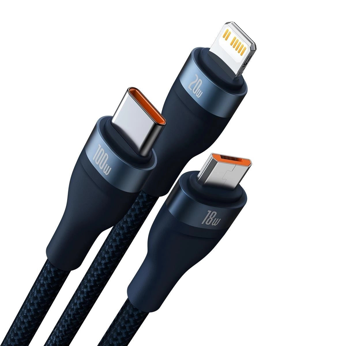 Baseus Flash Series II kabel USB Typ C / USB Typ A - USB Typ C / Lightning