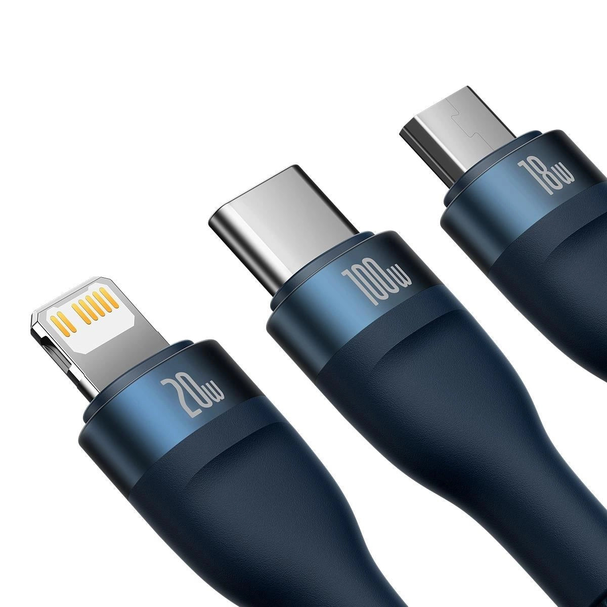 Baseus Flash Series II kabel USB Typ C / USB Typ A - USB Typ C / Lightning