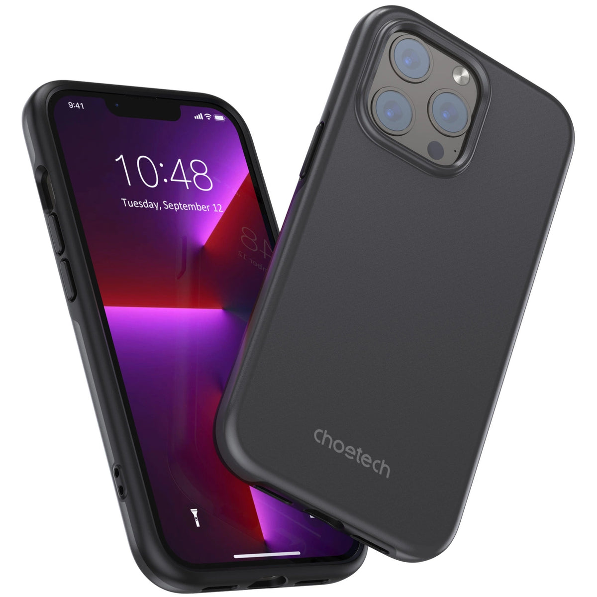 Choetech MFM Anti-drop etui pokrowiec iPhone 13 Pro Max czarny