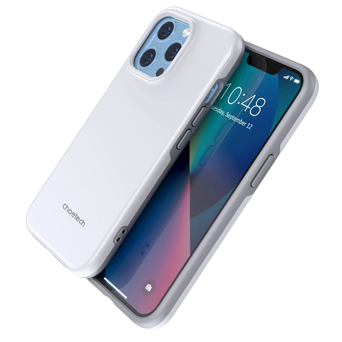 Choetech MFM Anti-drop etui pokrowiec iPhone 13 Pro Max biały