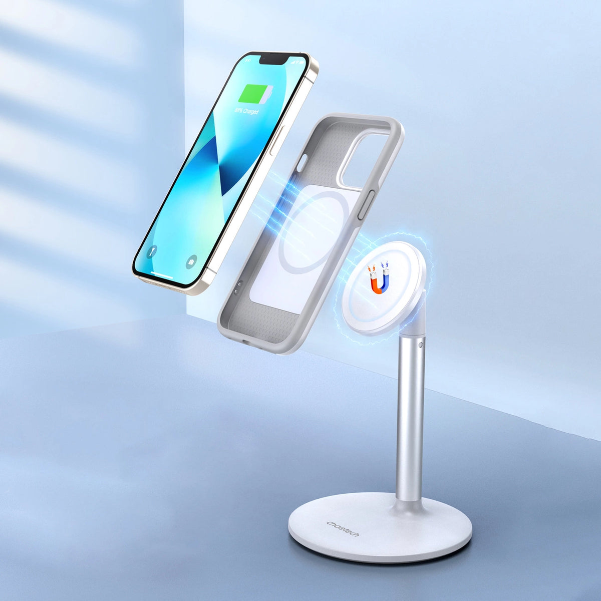 Choetech MFM Anti-drop etui pokrowiec iPhone 13 Pro Max biały