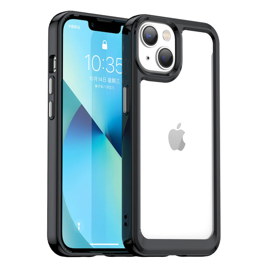 Outer Space Case etui iPhone 14 Plus sztywny pokrowiec z żelową ramką