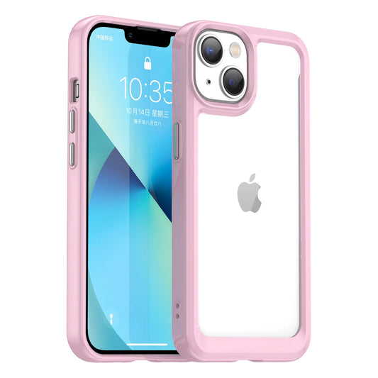 Outer Space Case etui iPhone 14 Plus sztywny pokrowiec z żelową ramką