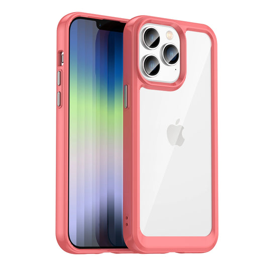 Outer Space Case etui iPhone 14 Pro Max sztywny pokrowiec z żelową ramką