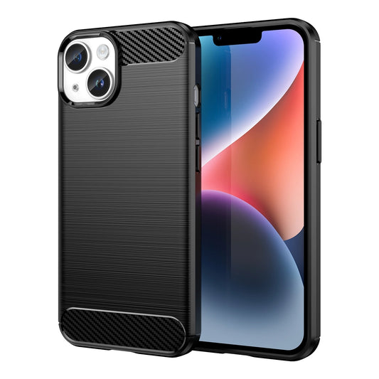 Carbon Case etui iPhone 14 Plus elastyczny żelowy na tył plecki czarny