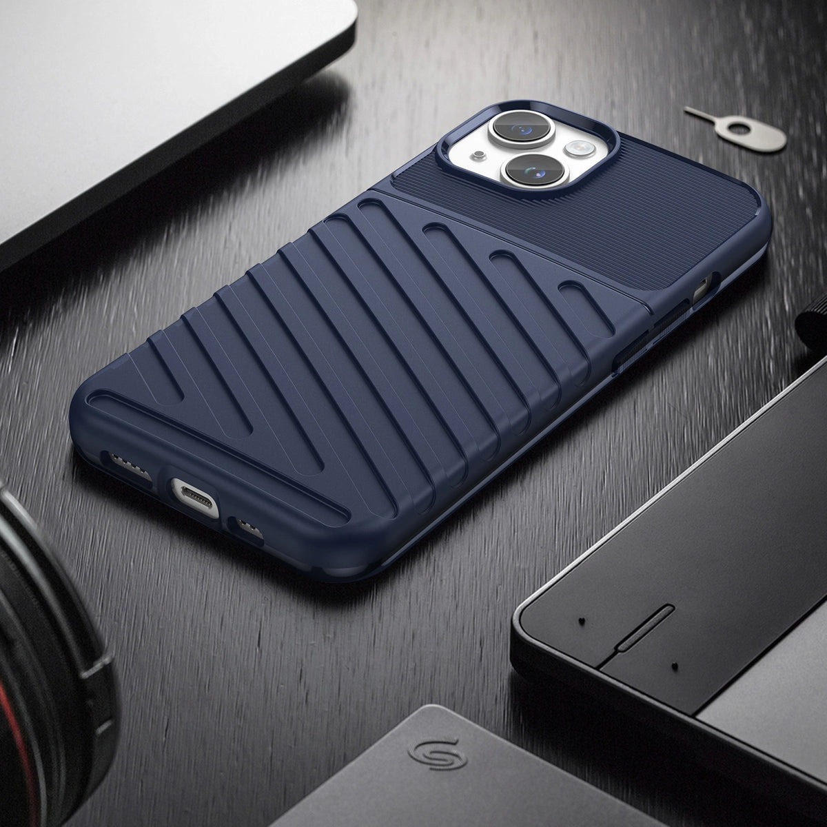 Thunder Case etui iPhone 14 Plus pancerny pokrowiec niebieski – zdjęcie 7