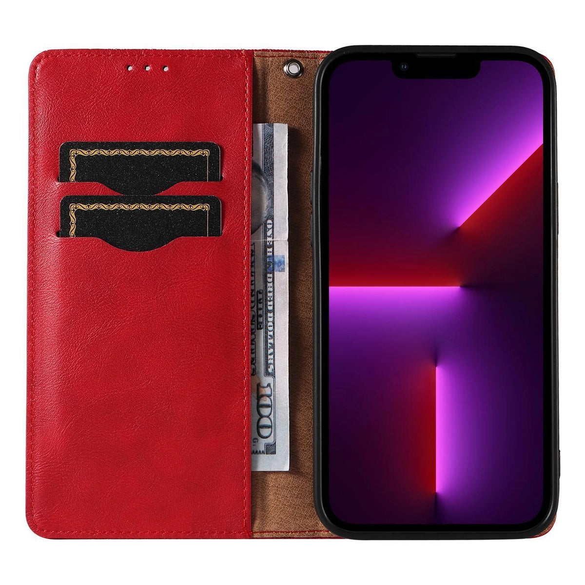Magnet Strap Case etui iPhone 14 Plus pokrowiec z klapką portfel mini