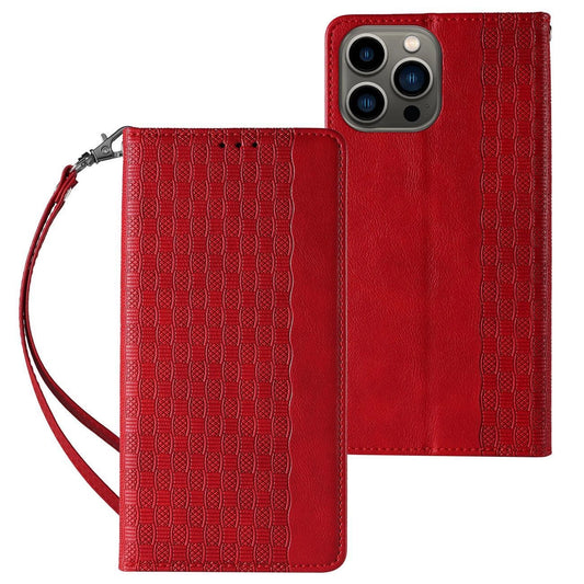 Magnet Strap Case etui iPhone 14 Pro Max pokrowiec z klapką portfel mini